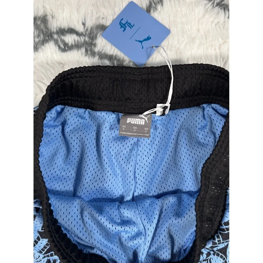 PUMA Hoops x LaFrance 1 of 1 LaMelo Ball Shorts Blue Men's S *NEW* 627789-01 $75